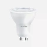 Ecolite Led Gu10 Dimmable 6W 3000K Led Ampul (4'Li Paket)
