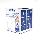 Ecolite Par 16 8 W Sarı Spot Gu10 Duy Led Ampul (5'Li Paket)