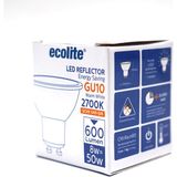 Ecolite Par 16 8 W Sarı Spot Gu10 Duy Led Ampul (7'Li Paket)