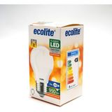 Ecolite Soft Filament A60 8 W Sarı Klasik E27 Duy Led Ampul (7'Li Paket)