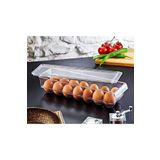 Ecolux Kapaklı Yumurta Saklama Kabı Dolap Içi Şeffaf Organizer Yumurtalık - Crystal Collection