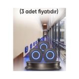 ECONA 3 Adet Kare Sensörsüz Mavi Led Spot Merdiven Basamak Ve Koridor Armatürü