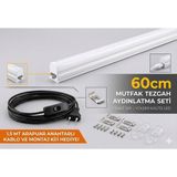 Econa 60 cm Mutfak Tezgah Aydınlatması Anahtarlı Kablolu Set,led Ince Lineer Aydınlatma - 1