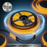 Econa Amber Şerit LED Iç Mekan ,metre 240 Ledli Şerit LED Mutfak Dolabı Tezgah Üstü 12V 5m Tarafo Ile Çalışır.led Lamba,kendinden Yapışkanlı - 5 m