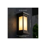 ECONA Aydınlatma Armatürü Glop Led Avize Aplik Balkon Bahçe Banyo Duvar Koridor Lambası Led (GÜNIŞIĞI)