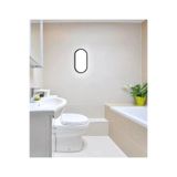 ECONA Balkon Lambası Teras Lambası Oval Duvar Lambası 20 Watt Beyaz Işık Banyo Lambası Tavan Lambası