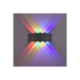 ECONA ÇİFT YÖNLÜ 4LÜ DIŞ MEKAN DEKORATİF LED APLİK 8W RGB