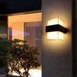 ECONA Full Reyon 10 Watt Gün Işığı Ledli Bahçe Dış Mekan Aplik Armatürü, Modern Tasarım Bahçe Apliği