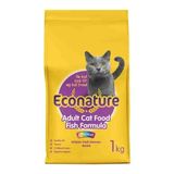 Econature Kuru Yetişkin Kedi Maması Gurme 1 kg Balıklı