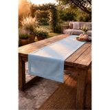 Econice Bebe Mavi, Duck Keten Dekoratif Runner 40 x 140 cm