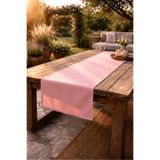 Econice Pembe Duck Keten Dekoratif Runner 40 x 140 cm