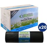 Ecoplast 400 gr 90 lt 80x110 cm 10 Adetlik 1 Rulo Battal Boy Çöp Torbası Poşeti (10 adet)
