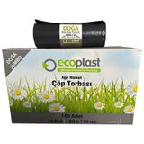 Ecoplast Jumbo Boy Siyah Çöp Torbası Poşeti - 700 Gr. - 90 Litre - 80 x 110 Cm / 10 Adetlik 10 Rulo