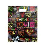 ECOPLAST Takviyeli Baskılı Mağaza Poşeti 4 No 50 Adet 40x50 Cm Ölçülerinde thank you desen