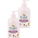 Ecos3 Beyaz Manolya Organik 2 Adet x 500 ml Sıvı Sabun