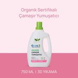 Ecos3 Çamaşır Yumuşatıcı, Organik & Vegan Sertifikalı, Ekolojik, Extra Konsantre, 30 Yıkama, 750ml - 700 ml