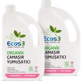 Ecos3 Organik Çamaşır Yumuşatıcı 2500 ml x 2 Adet - 2,5 lt