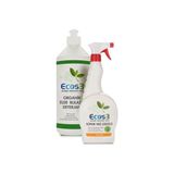 Ecos3 Süper Yağ Çözücü Sprey 750 Ml+Organik Elde Bulaşık Deterjanı 500 ml