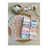 ECOSOFT Yıkanabilir Doğal Kadın Pedi Gece XL Lohusa 16'lı %100 Pamuk ve Bambu (XL beden)