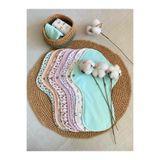ECOSOFT Yıkanabilir Doğal Kadın Pedi Gece XL Lohusa 5'li %100 Pamuk ve Bambu (XL beden)