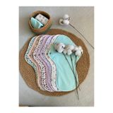 ECOSOFT Yıkanabilir Doğal Kadın Pedi Gece XL Lohusa 6'lı %100 Pamuk ve Bambu (XL beden)