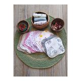 ECOSOFT Yıkanabilir Günlük Ped %100 Pamuk Bambu Ultra İnce Doğal Ped (10 Adet)