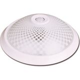 Ecostar 18 W Ledli 360° Hareket Sensörlü Tavan Armatür Lamba Cam ve Sac Malzemeden Üretilmiştir
