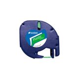 Ecotag Dymo Letratag Muadili Plastik Şerit Etiket 12 mm x 4 mt - Yeşil