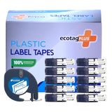 Ecotagplus Dymo Letratag Muadili Plastik Serit Etiket Beyaz 10 Lu Eco Paket