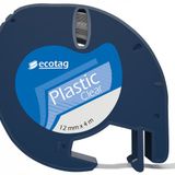Ecotagplus Dymo Letratag Muadili Plastik Serit Etiket Seffaf 10 Lu Eco Paket