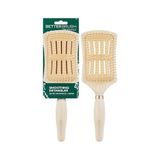 EcoTools Düzeltici Detangler Saç Fırçası, Islak veya Kuru Saçlar İçin Fırça, Ağrısız Dolaşık Açma, Stil ve Pürüzsüz Saçlar, Yenilenebilir Bambu ve Esnek Kıllar, Vegan ve Zulüm İçermez, 1 Adet