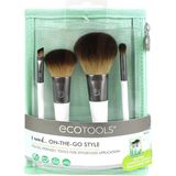 Ecotools On The Go Fırça Seti Doğa Dostu Taklon Kıllı 74 Renk Tonu ile Seyahat İçin Uygun
