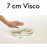 Ecotopper - 7 cm Visco Hafızalı Soft Sünger Yatak Pedi - 120 x 200 cm