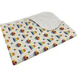 Ecotton Works Bebek Alt Açma Minderi Sıvı Geçirmez Polar Kumaş 50x70 cm Taşınabilir Kullanım