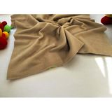Ecotton Works Polar Ince Bebek Battaniyesi Sütlü Kahve Rengi - 90 x 90