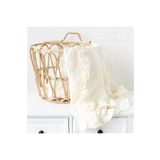 ecottonworks Krem 100*100 Cm Müslin Pamuk Bebek Kundak Battaniye Yeni Doğan Bebek Yatak Organik Bebek