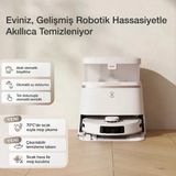 Ecovacs 11000Pa Zerotangle Fırça Truedetect 3D Ozmo Turbo 2.0 Mini Omnı İstasyonlu Akıllı Robot Süpürge