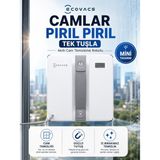 Ecovacs Akıllı Algılama Teknolojili Cam Silme Robotu Kare Gövde Yapısı Ile Köşelere Tam Uyum Sağlayan Leke Bırakmayan Profesyonel Yüzey Temizleyici
