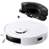 ECOVACS DEEBOT N20 PRO Robot Süpürge ve Paspas, 8000 Pa Güçlü Emiş, ZeroTangle Dolaşma Önleyici Fırça, OZMO Pro 2.0 Titreşimli Paspas, LDS Lazer Navigasyon, 300 Dakika Çalışma Süresi, Alexa Uyumlu