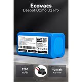 Ecovacs Deebot Ozmo U2 Pro 3200MAH Robot Süpürge Bataryası – Çok Katmanlı Koruma Teknolojisi - 3200mAh Kapasite
