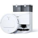 Ecovacs Deebot T50S Omni Robot Süpürge, 25.000 Pa, Çıkarılabilir Yan Fırça ve Paspas, Zerotangle 2.0, 75°c Sıcak Su Ile Paspas Yıkama, Hepsi Bir Arada Istasyon, 81 Mm, Beyaz