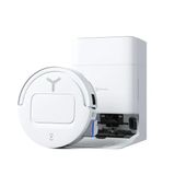 ECOVACS DEEBOT T80 Omni Robot Süpürge ve Paspas, 20.000 Pa Emiş Gücü, Kendini Temizleyen OZMO Roller ve Sıcak Su ile Paspas Yıkama, ZeroTangle 3.0 Dolaşma Önleme Teknolojisi ve Akıllı İstasyon