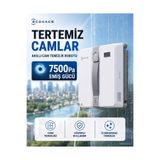 Ecovacs Otomatik Cam Silme Makinesi Akıllı Rota Planlamalı Kenar Algılayan 7500Pa Yüksek Emiş Güçlü Robot