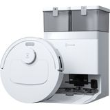 Ecovacs T30C Prime Omni Akıllı Robot Süpürge ve Çöp İstasyonu, 25.000Pa Emiş Gücü, 75°C Sıcak Su ile Mop Yıkama, Sıcak Hava Kurutma, ZeroTangle 3.0, LDS Navigasyon, Beyaz