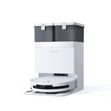 Ecovacs T50S Omni Akıllı Robot Süpürge ve Çöp İstasyonu, 25.000Pa Emiş Gücü, 81mm Ultra İnce Tasarım, 75°C Sıcak Su ile Mop Yıkama, ZeroTangle 2.0, YIKO-GPT Akıllı Temizlik, Beyaz