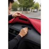 ECOVEL Oto Araç Torpido Üstü Halı Kaydırmaz Yapışkanlı Cırt Cırt Bant 10 Adet (En:2xBoy:5Cm)