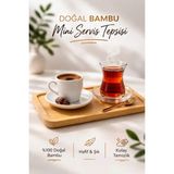 Ecovibe Bambu Servis Tepsisi Dikdörtgen – Kahvaltı, Çay ve Atıştırmalık Sunum Tepsisi