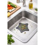 EcoVibe Silikon Lavabo Süzgeci Tıkanma Önleyici, Esnek ve Dayanıklı Silikon Yıldız-Süzgeç