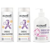 Ecowell Organik Baby Şampuanı 300 ml 2 ADET + Organik Bebek Temizleme Jeli