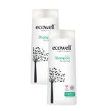 Ecowell Yağlı Saçlar İçin 2x300 ml Organik Şampuan
